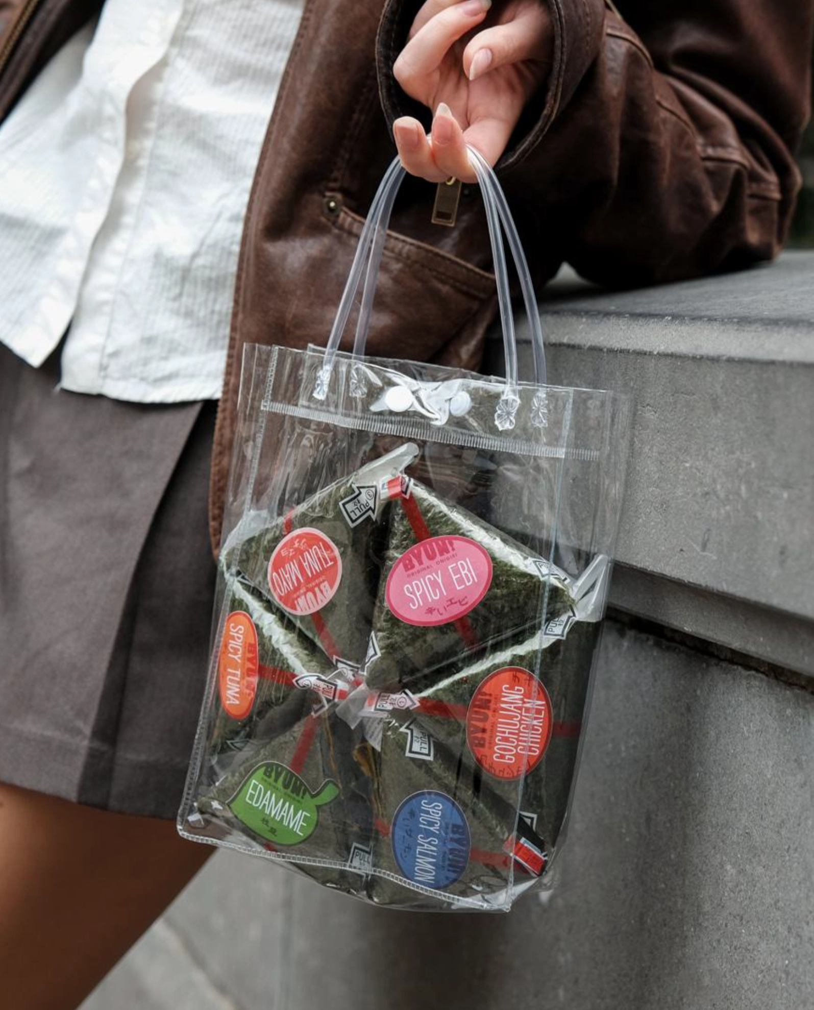 A poster showing BYUN flavours in lifestyle composition