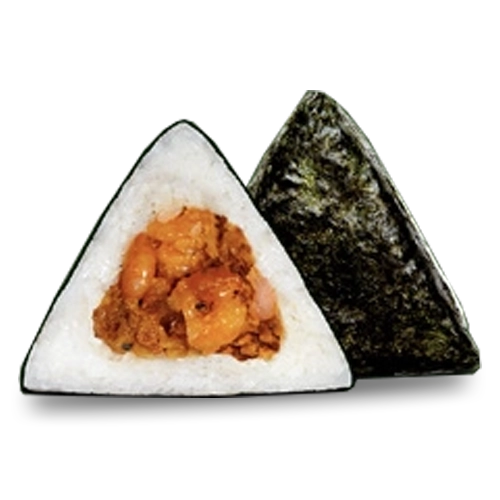 Spicy Ebi onigiri
